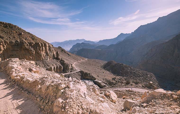 aerial view of fjord